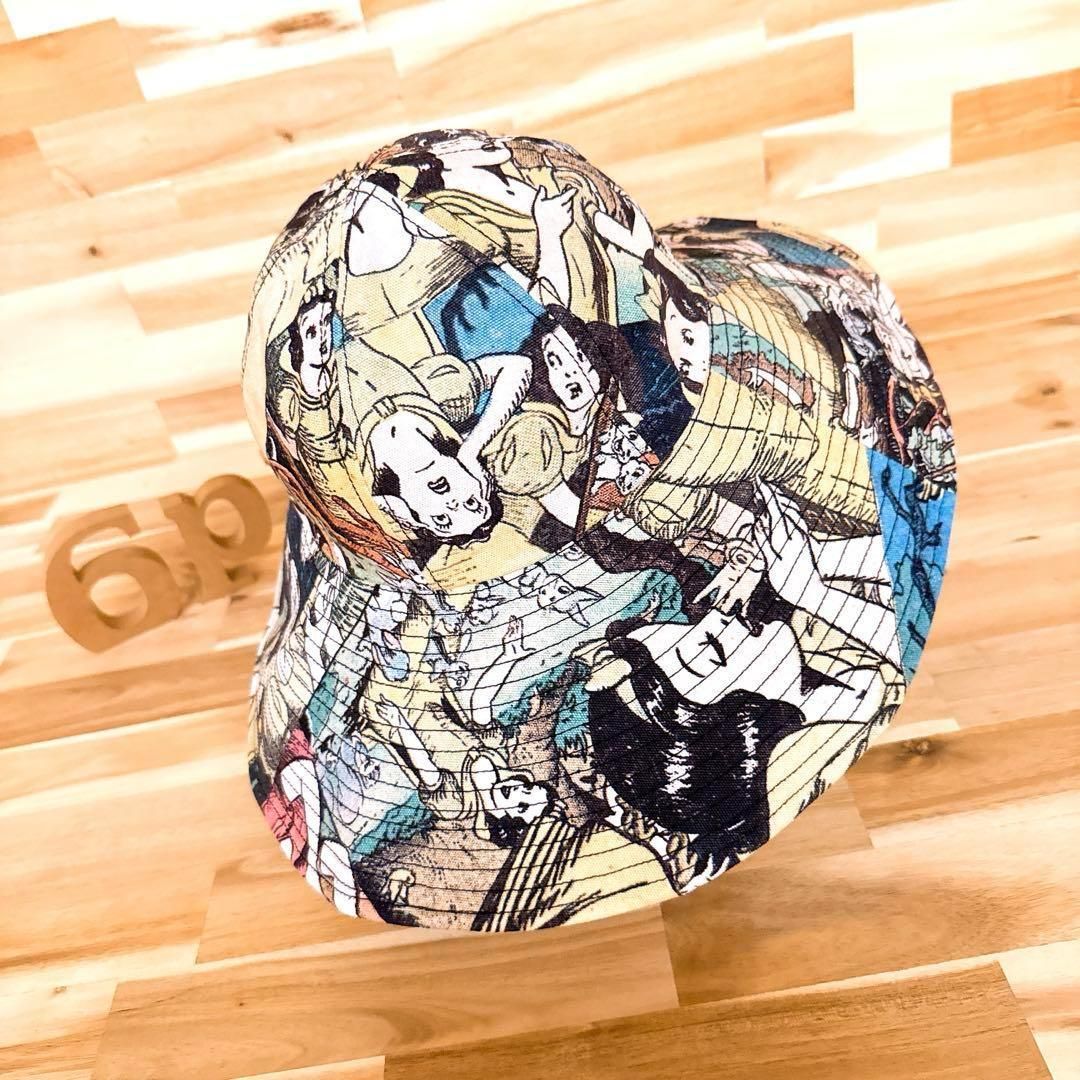  あちゃちゅむ×白雪姫 コラボ バケットハット カラフル×黄 バケットハット ハット