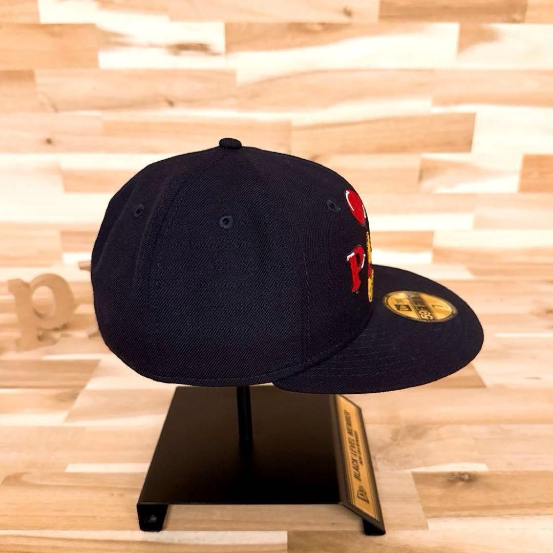 激レア/廃番【ニューエラ×ディズニー】限定コラボ プーさん キャップ 黒ブラック 稀少/廃番【ニューエラ×ディズニー】限定コラボ プーさん キャップ紺