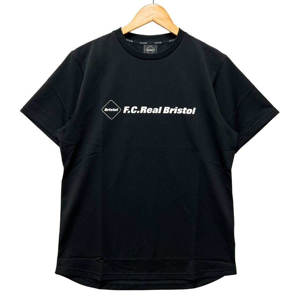 【未使用】F.C.R.B. エフシーアールビー ロゴ クルーネック ブラック M F.C.R.B. エフシーアールビー 21SS AUTHENTIC MESH TEE メッシュ T