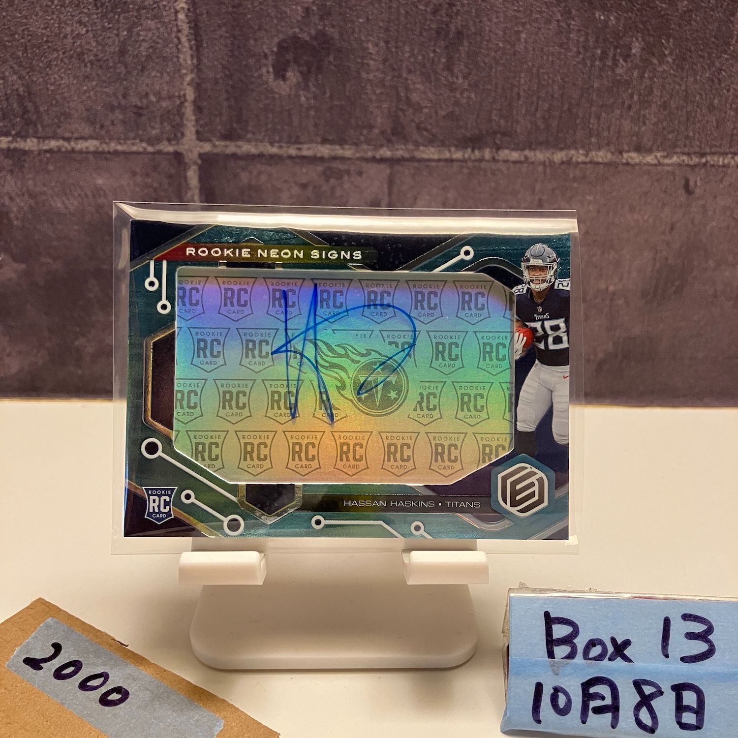 2022 Panini Elements Hassan Haskins 01/75 直筆サインカード