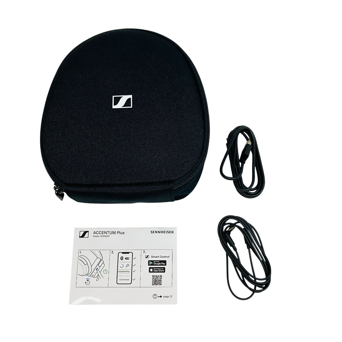 Sennheiser ACCENTUM Plus ワイヤレスヘッドフォン ケース付き オーディオ機器 ゼンハイザー C10617364