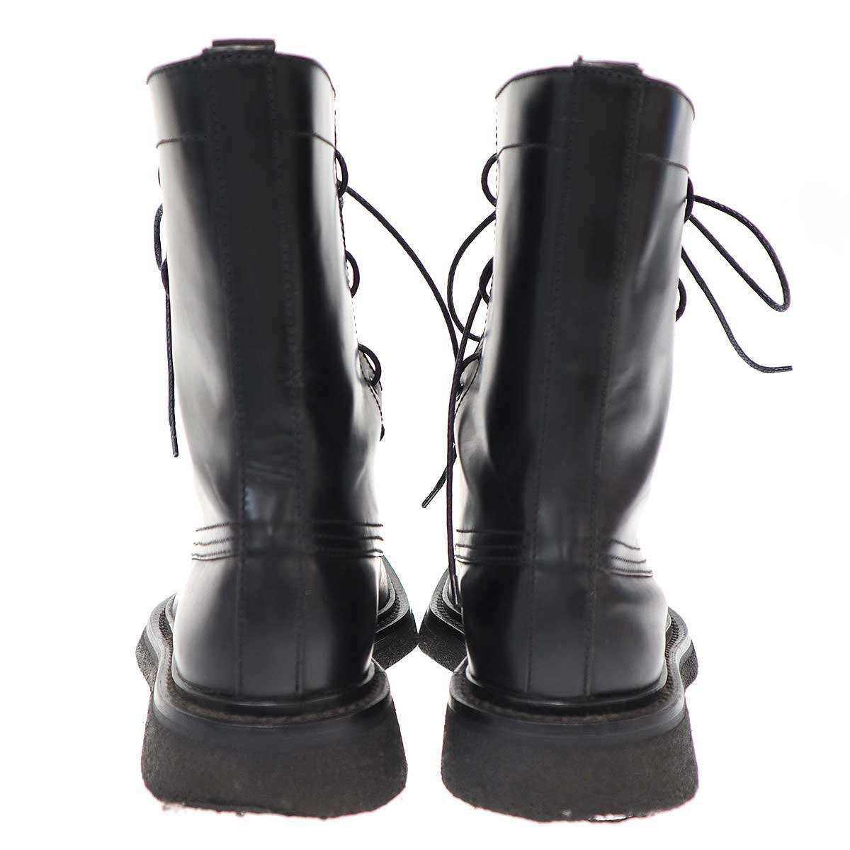 Dior HOMME ディオールオム 2007AW コンバットレザーブーツ ブラック