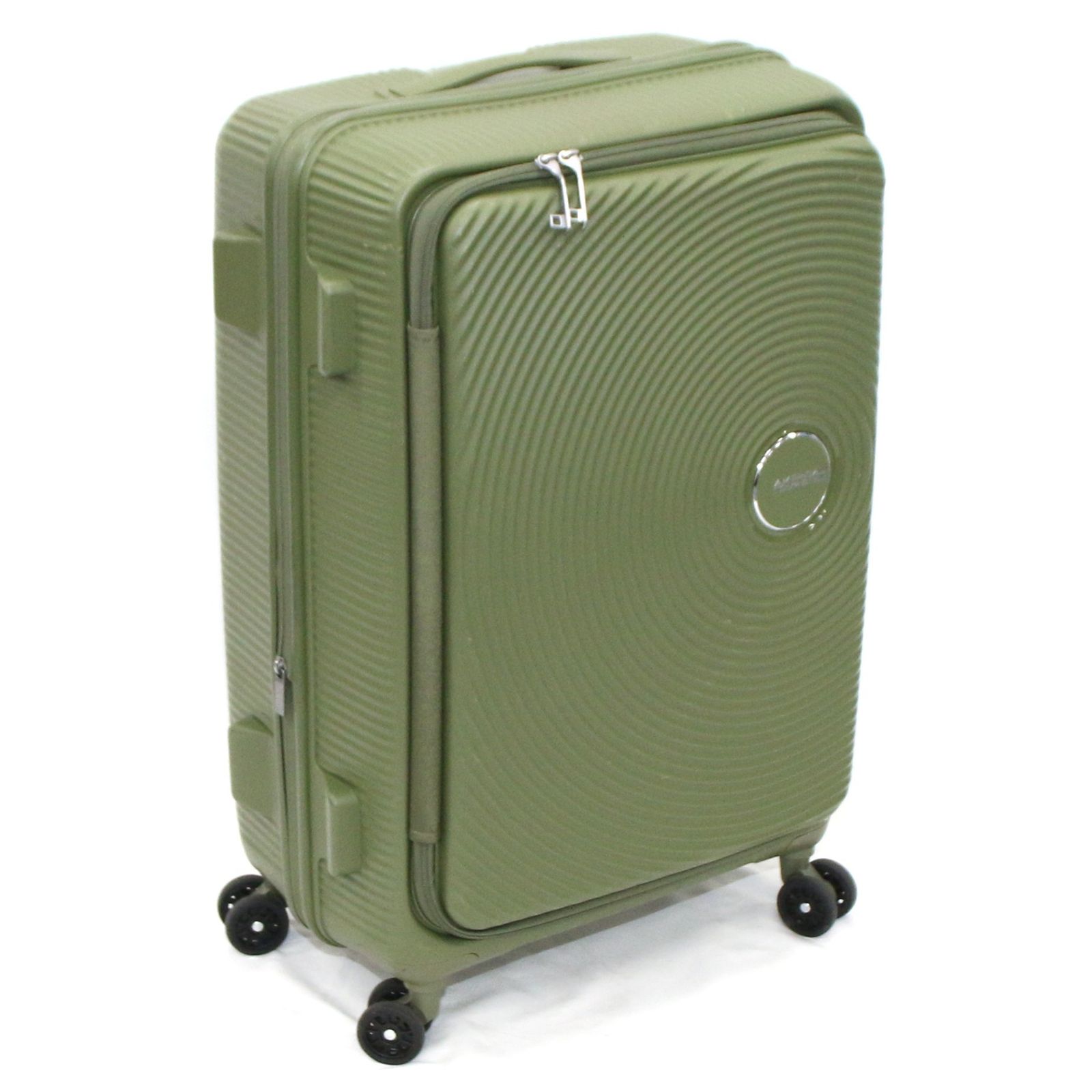 8-10泊向けサイズ AMERICAN TOURISTER CURIO スピナー75 エキスパンダブル 98L 拡張時114L ハードスーツケース americantourister-curio75-2-k カーキ 可 C