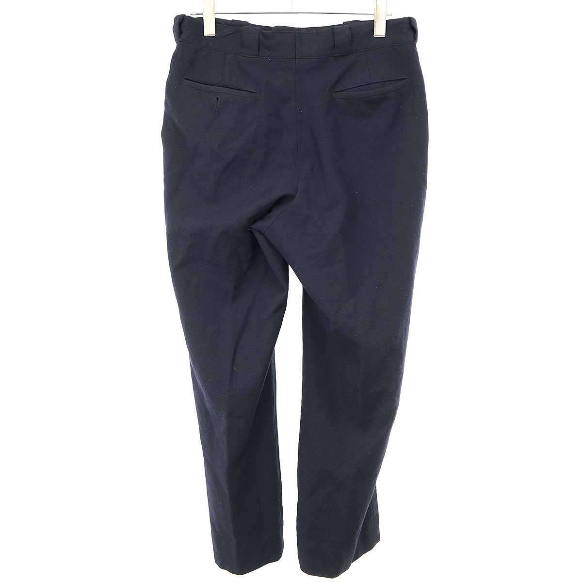 COMOLI コモリ 24AW ウールサージパンツ A03-03023 ネイビー 4