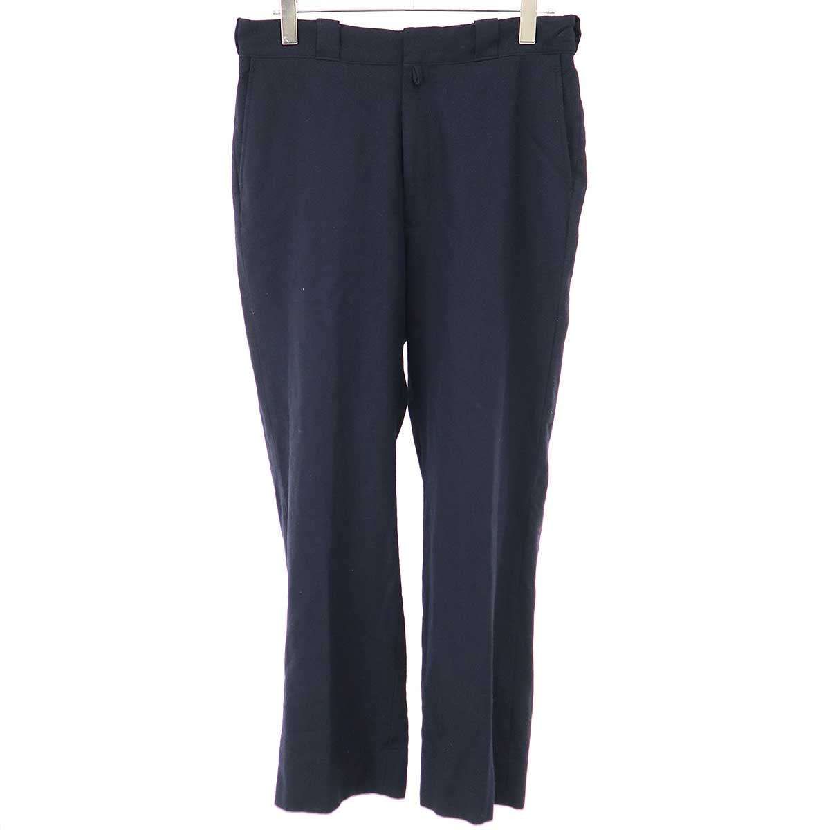 COMOLI コモリ 24 AW ウールサージパンツ A 03 03023 ネイビー 4