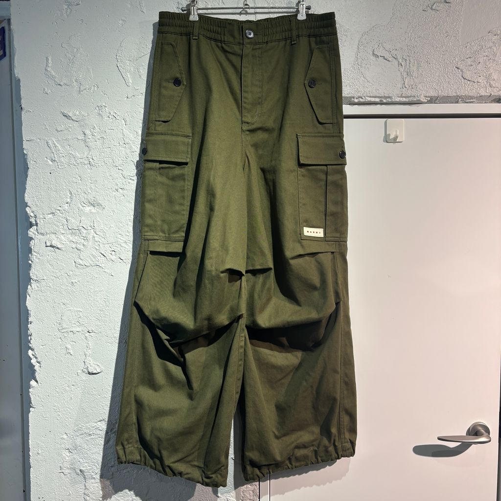 MARNI マルニ 24SS WIDE CARGO PANTS ワイドカーゴパンツ PUMU0247AX