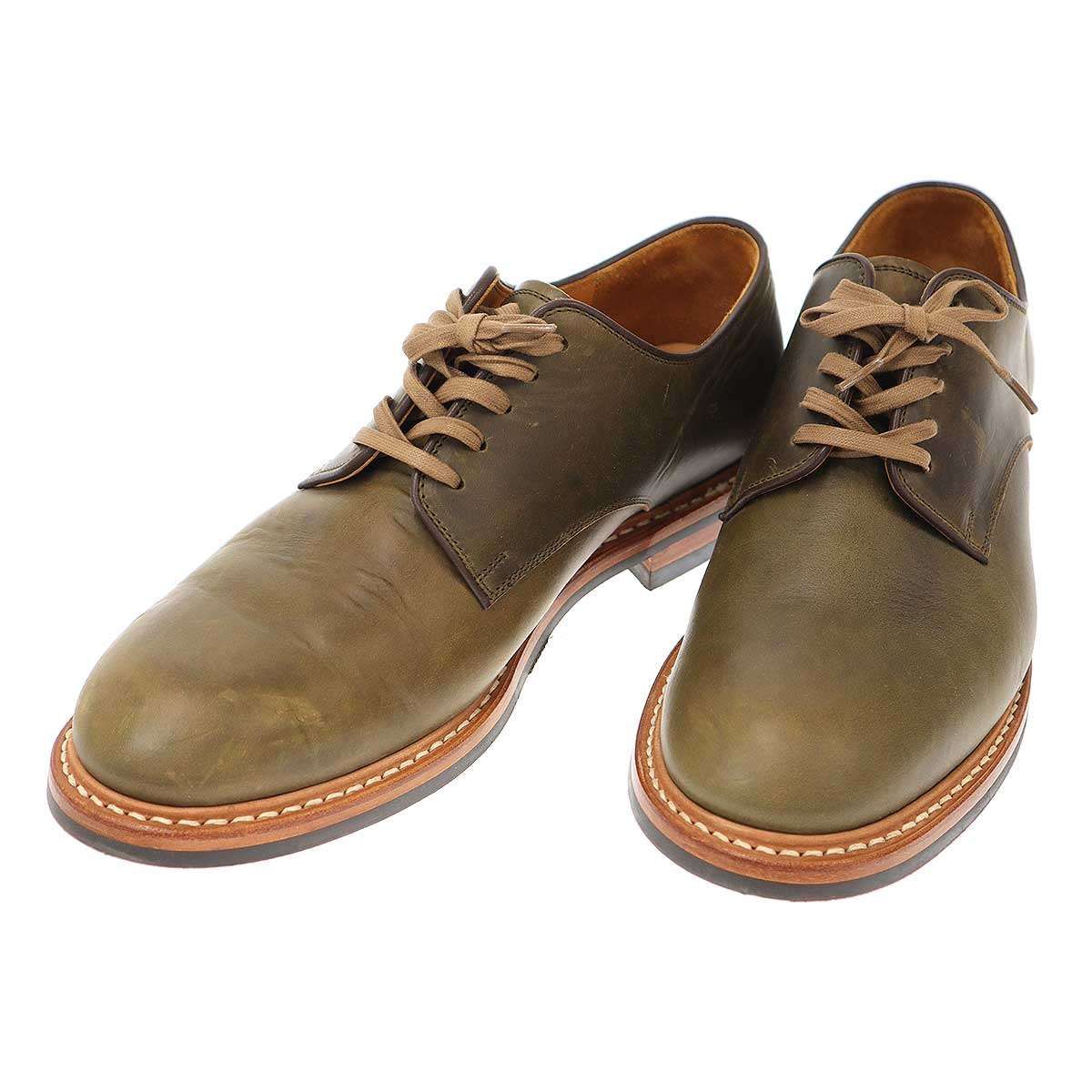 MOTO キャメルレザー プレーントゥ 26cm 美品 MOTO キャメルレザー プレーントゥ 26cm 美品 2025年最新】MOTO メンズ