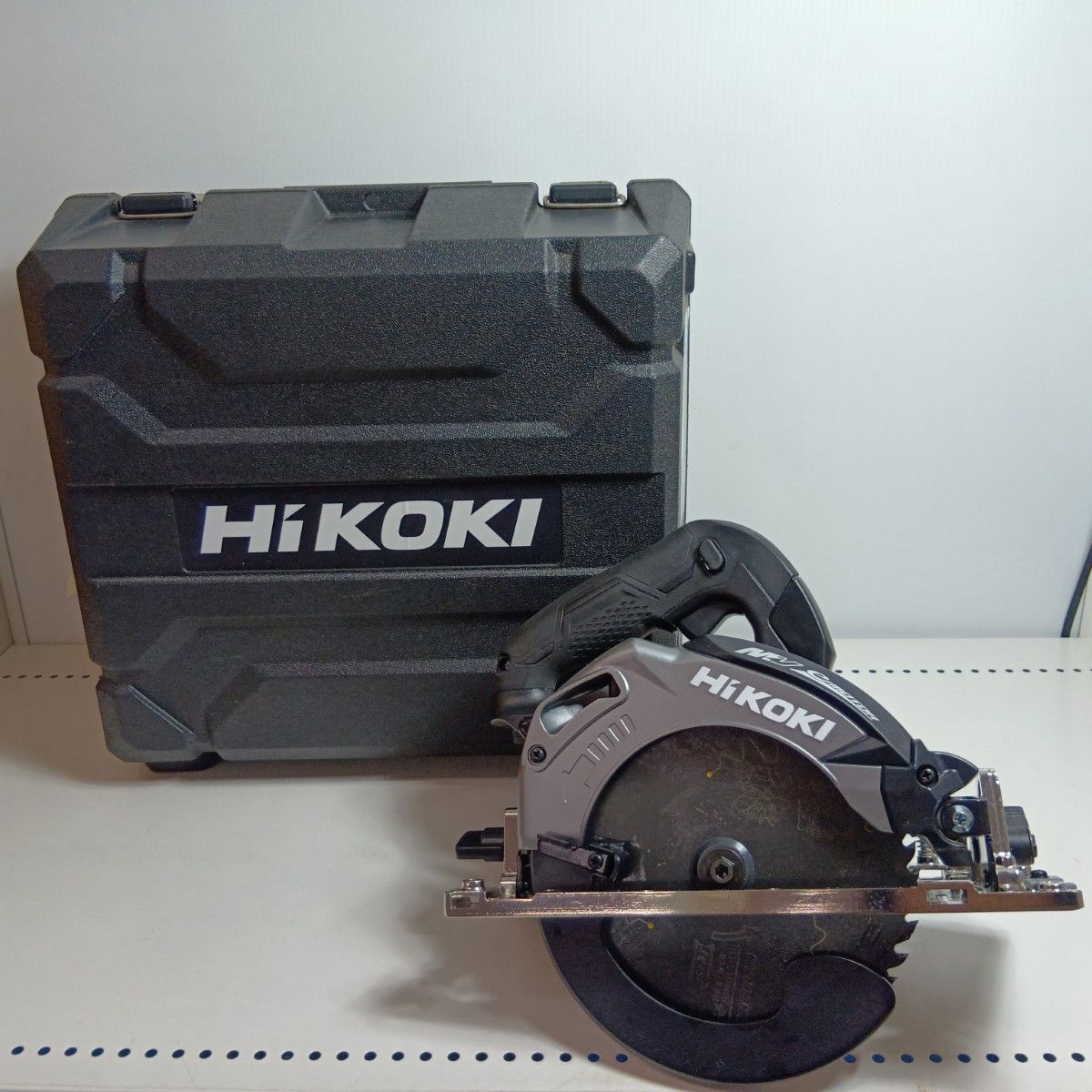 HiKOKI ハイコーキ 丸のこ C3606DA グリーン 程度B 充電器 充電池2個 ケース付 コードレス式 165mm J400183 キズ ヨゴレ有