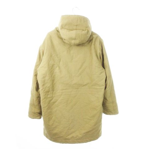 ワイエムシーエルケーワイ YMCL KY 米軍 U S NAVY N 2 デッキコート フーディー ロング 内側ファー プリント ミリタリー ベージュ MN 17 GY 18