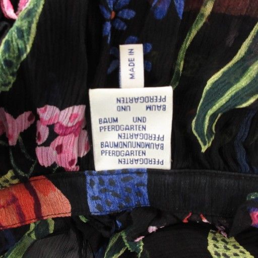 極美品 バウムウンドヘルガーデン シアーワンピース オーバーサイズ 36 S バウムウンドヘルガーデン BAUM UND PFERDGARTEN 美品 ワンピース 36