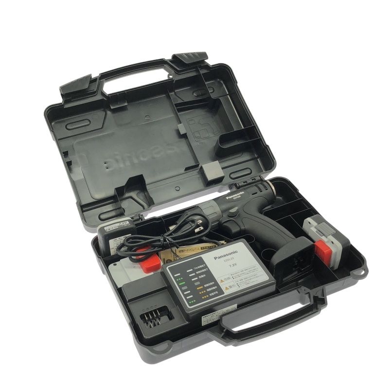 比較的 Panasonic パナソニック 7.2V 充電マルチインパクトドライバー EZ7520 バッテリ3個 1.5Ah 充電器 ケース付118404