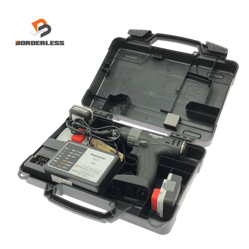 比較的 Panasonic パナソニック 7.2V 充電マルチインパクトドライバー EZ7520 バッテリ3個 1.5Ah 充電器 ケース付118404