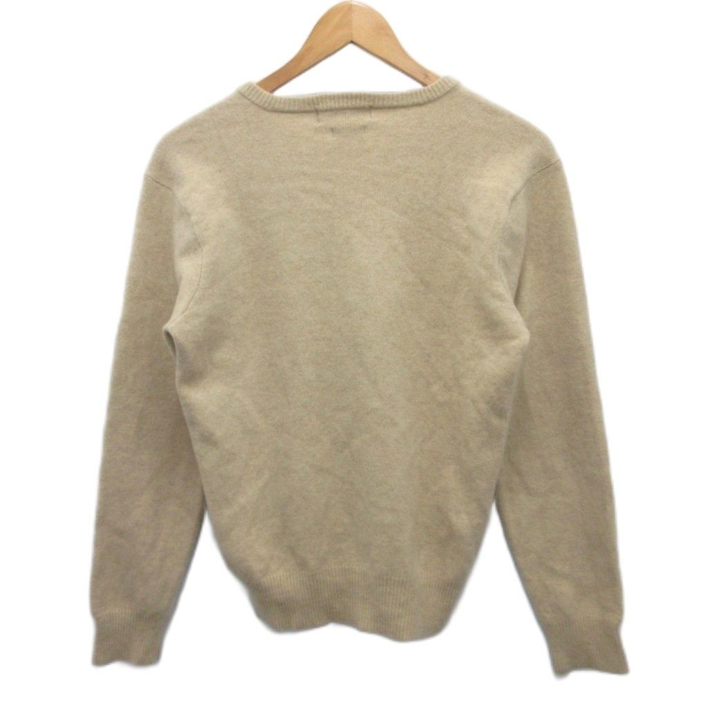 美品✨】ポロバイラルフローレン リブ編み長袖セーター ベージュ