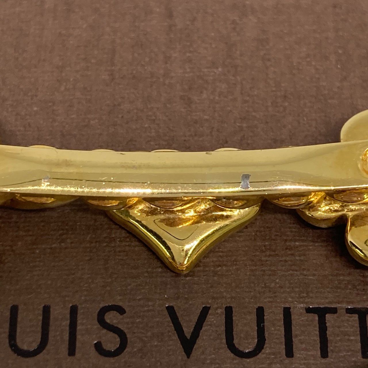 LOUIS VUITTON】ルイヴィトン スウィートモノグラム バレッタ ヘアピン
