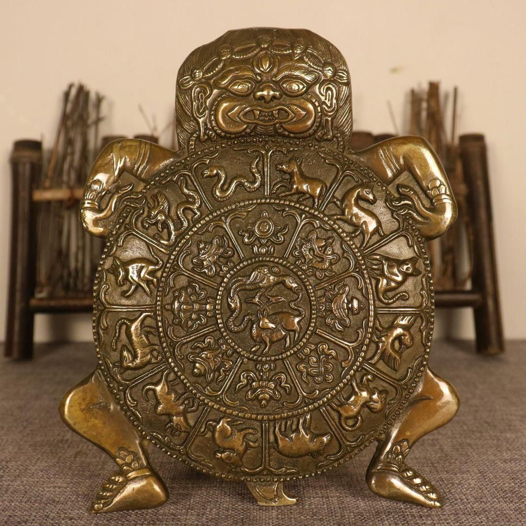 十二支八宝兎亀 法器 装飾品 現代工芸品 美術品 置物 - メルカリ