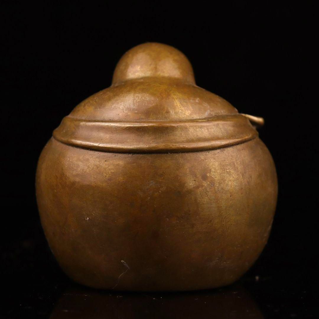 弥勒仏 置物 銅製 工芸品 美術品 置物 - メルカリ