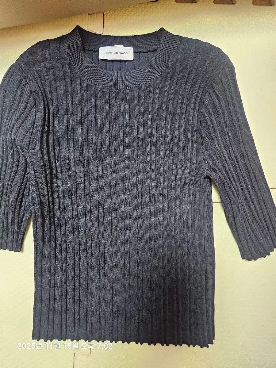 23年製品 クラブモナコ ブラック ウール ニット XS