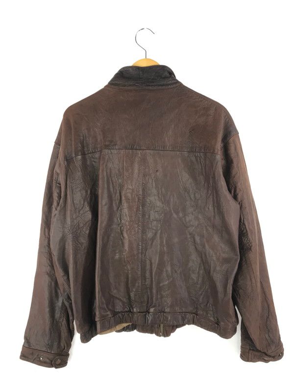 oasis polo ラルフローレン レザージャケット ブラウン L 90s oasis polo ラルフローレン レザージャケット ブラウン L 90s - メルカリ