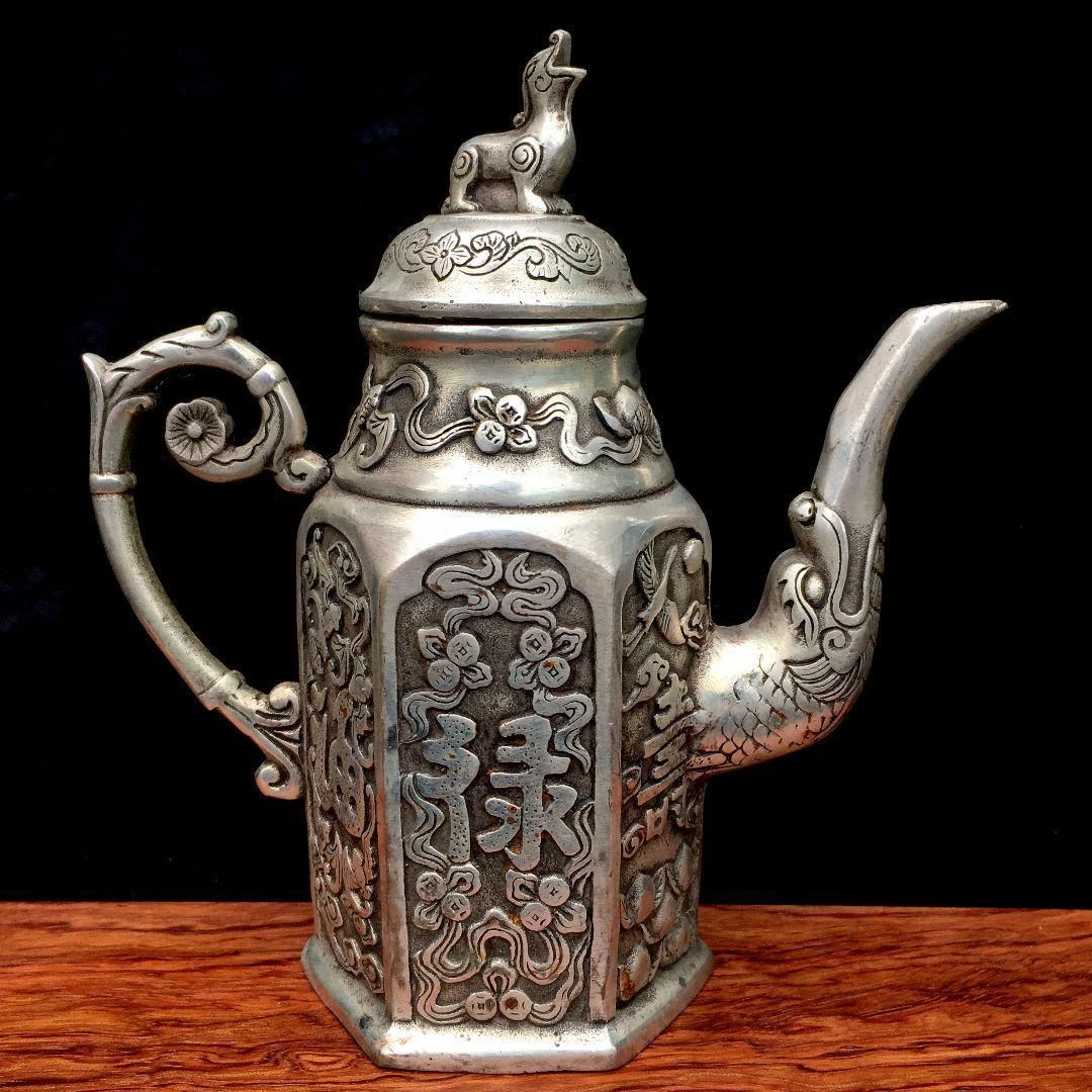 清乾隆 福禄寿銅壷 置物 装飾品 現代工芸品 - メルカリ