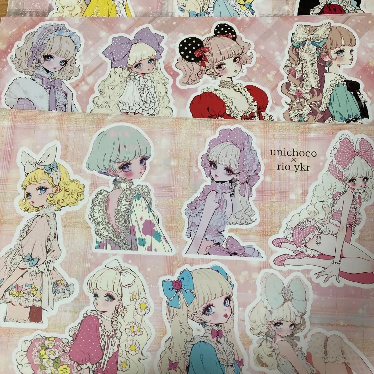 rio_ykr様×unichoco様】コラージュシート 3種✖️5枚🟰15枚 - メルカリ