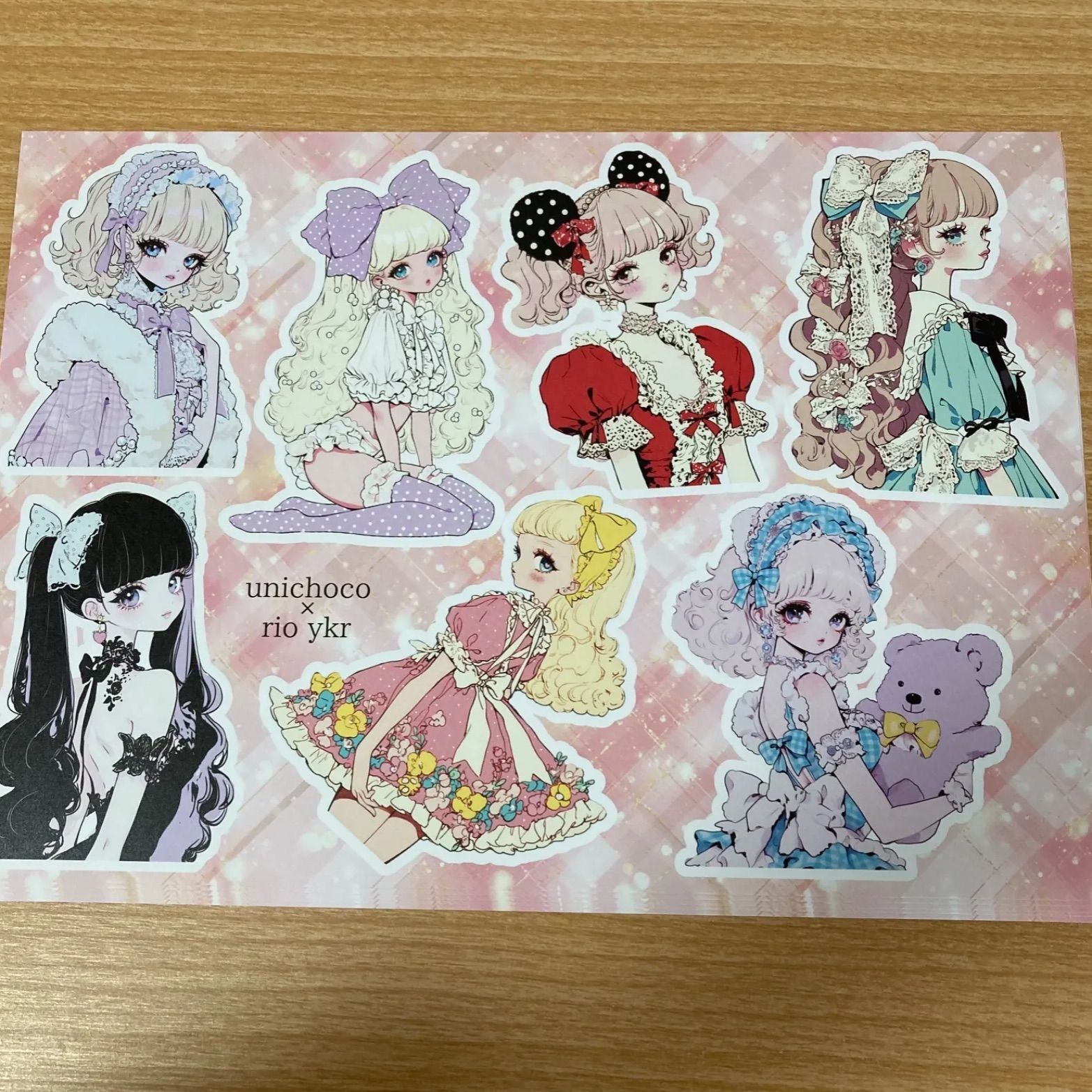 【ri-22】unichoco様×rio_ykr様コラージュシートデザインペーパ ri-22】unichoco様×rio_ykr様コラージュシートデザインペーパ