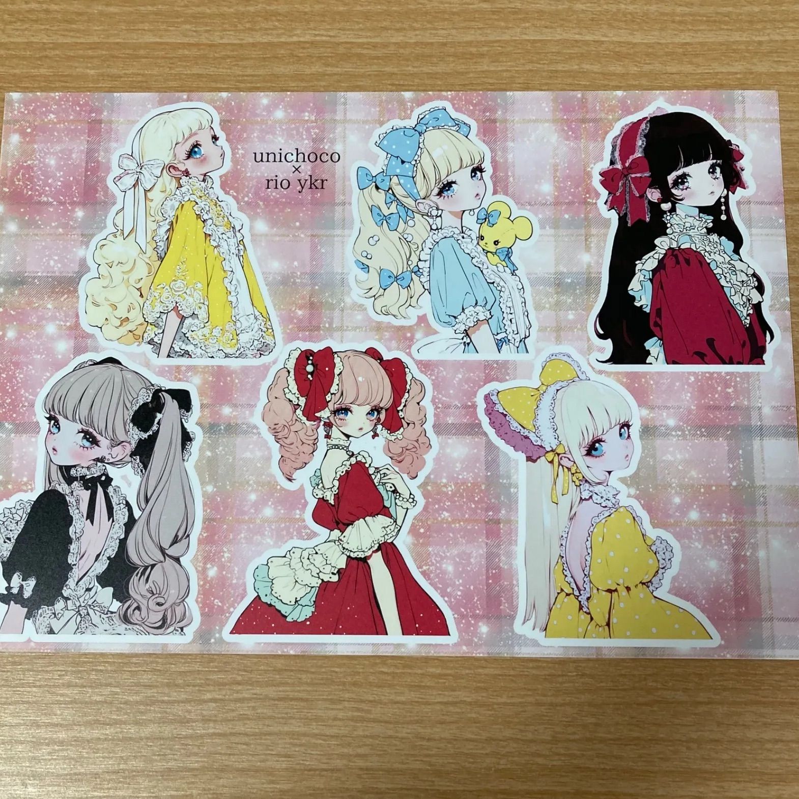 rio_ykr様×unichoco様】コラージュシート 3種✖️5枚🟰15枚 - メルカリ