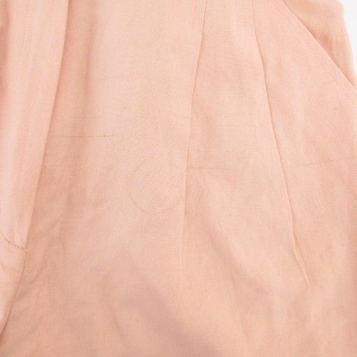  シャネル CHANEL ショートパンツ ココマーク 金色 ココボタン シルク リネン混 ピンク 34 XS AE GY 18 AA ショートパンツ ハーフパンツ パンツ