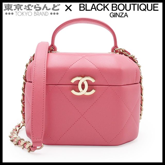 シャネル CHANEL バニティバッグ AS2630 ピンク ゴールド金具 ラムスキン ココマーク 2WAYハンドバッグ ランダムシリアル ショルダーバッグ レディース 101831487
