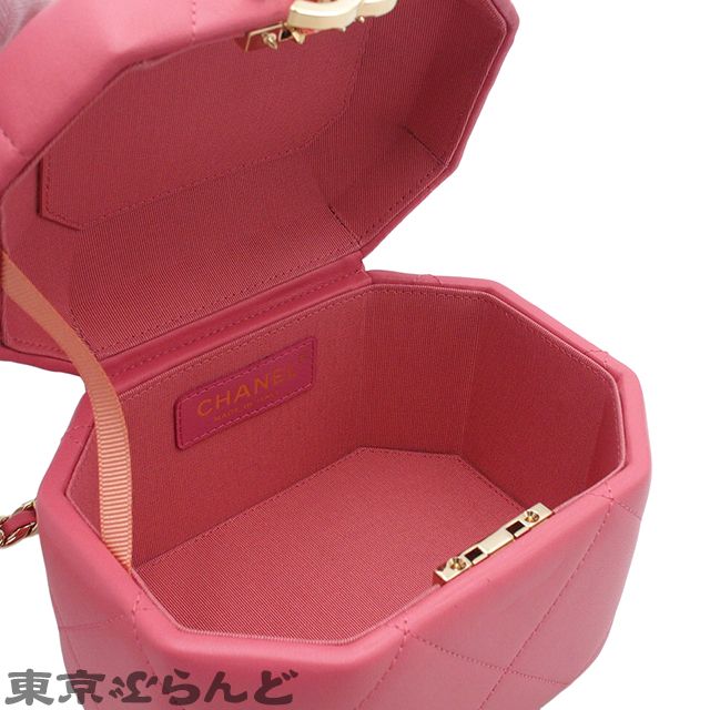  シャネル CHANEL バニティバッグ AS 2630 ピンク ゴールド金具 ラムスキン ココマーク 2 WAYハンドバッグ ランダムシリアル ショルダーバッグ レディース ショルダーバッグ バッグ