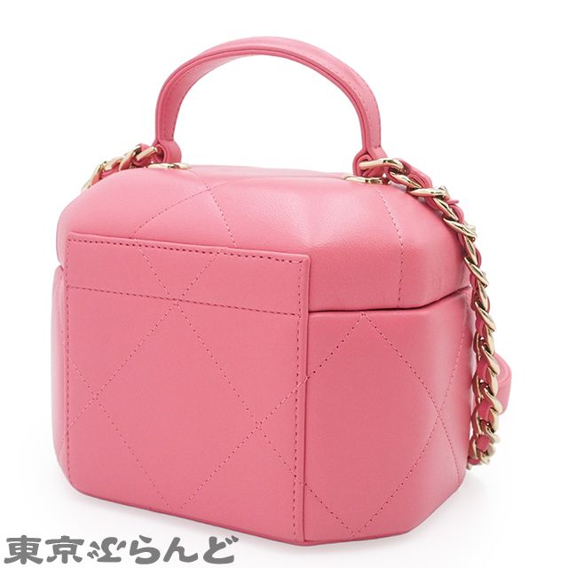 シャネル CHANEL バニティバッグ AS2630 ピンク ゴールド金具 ラムスキン ココマーク 2WAYハンドバッグ ランダムシリアル ショルダーバッグ レディース 101831487