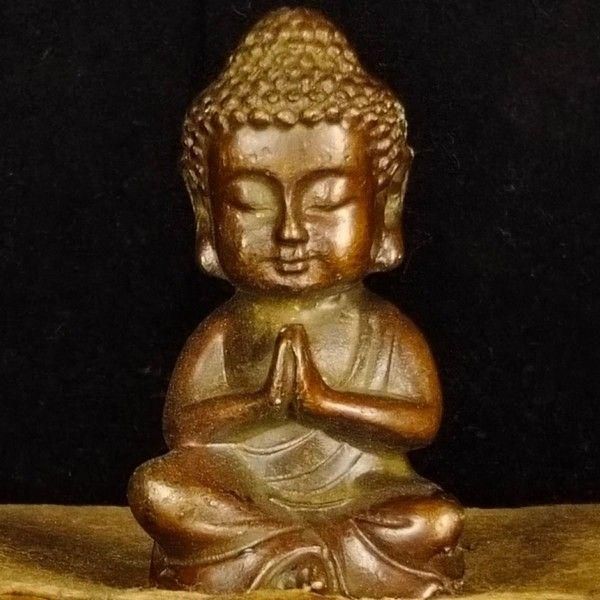 銅 細工 達磨静思文鎮圧紙 茶寵 茶台仏像 置物 - メルカリ