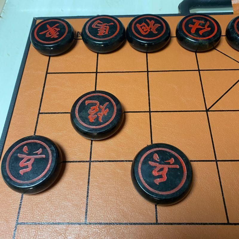 天然薬王石中国将棋 現代工芸品 美術品 置物 - メルカリ