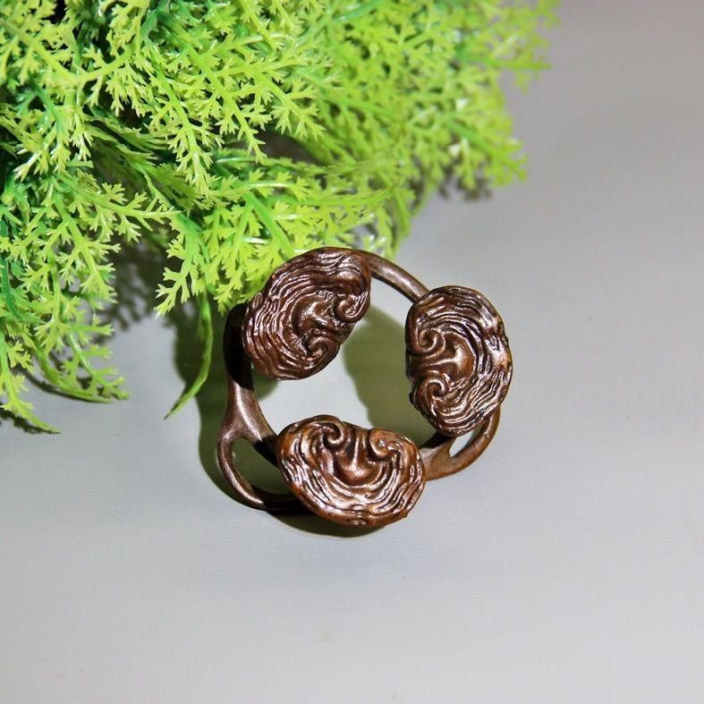 銅 細工 茶道具 香道具 蓋置 霊芝3羽 置物 - メルカリ