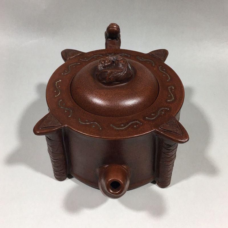 宜興  紫砂壷  チ竜紫砂壷  工芸品 美術品 置物 宜興 紫砂壷 チ竜紫砂壷 工芸品 美術品 置物 - メルカリ