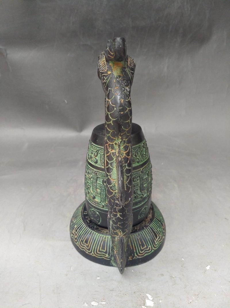 青銅器 双竜編鐘 楽器曽侯乙編鐘 装飾品 現代工芸品 美術品 置物