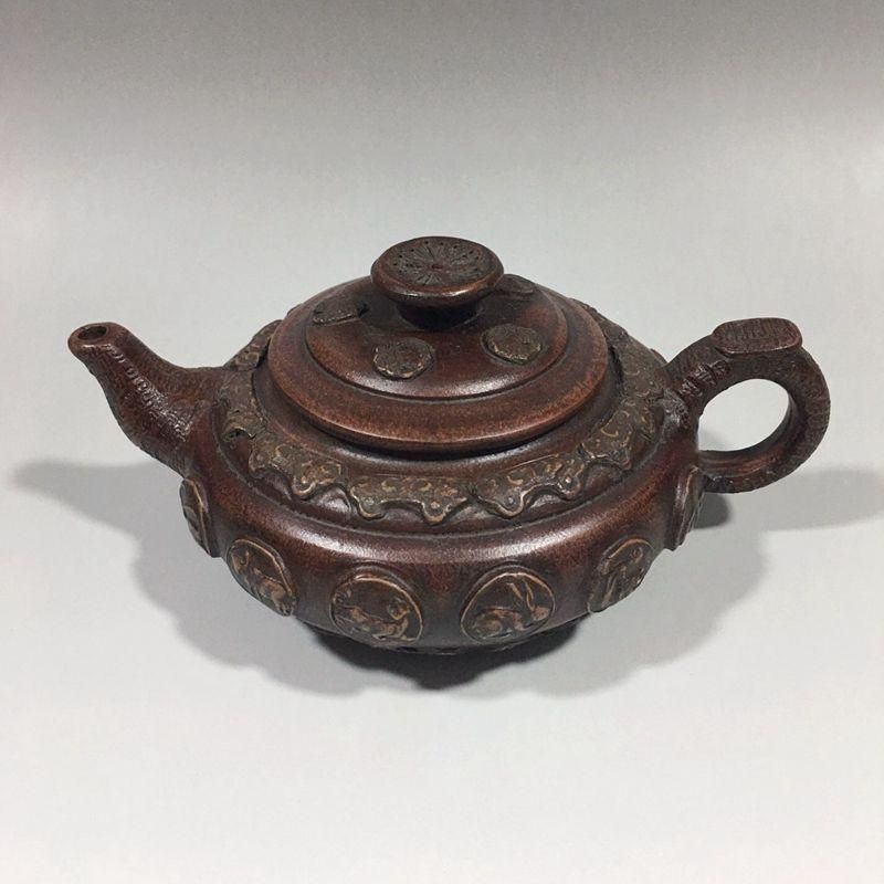 宜興 紫砂壷 十二支の壷 急須 茶道具 煎茶道具 - メルカリ