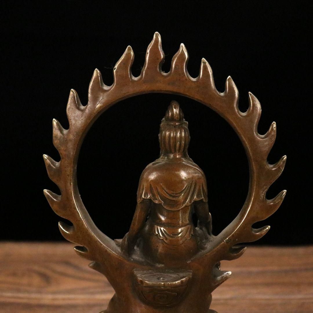 倒流香観音 自在観音 仏像香炉 香座 置物 - メルカリ