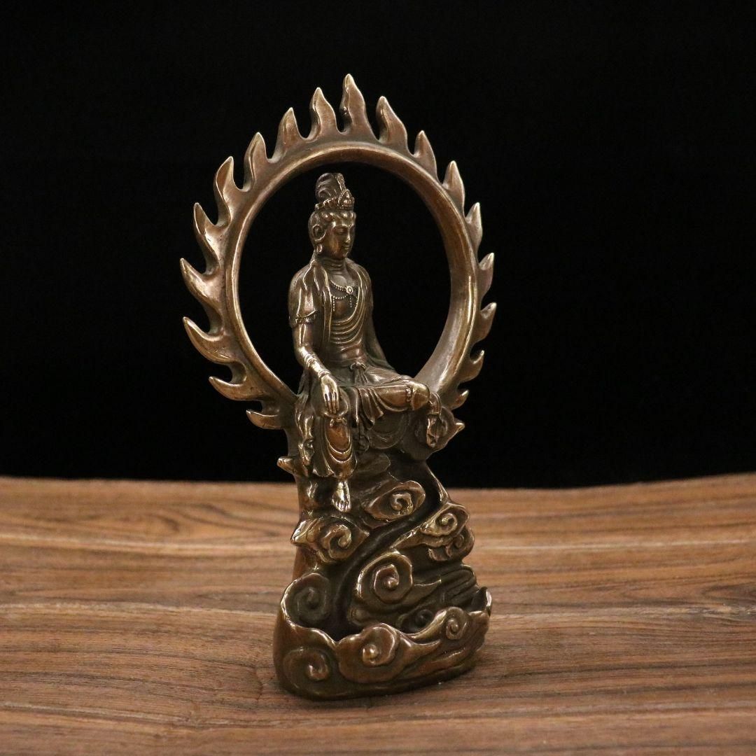 倒流香観音 自在観音 仏像香炉 香座 置物 倒流香観音 自在観音 仏像香炉 香座 置物 - メルカリ