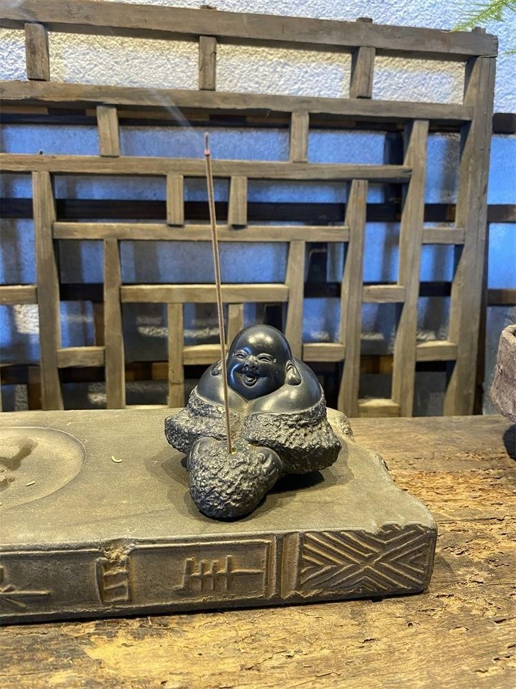 弥勒仏香挿し 茶道具 香道具 工芸品 美術品 置物 - メルカリ