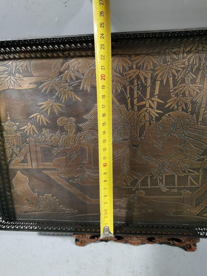 銅盤  果盤  茶盤 東坡愛竹屏風 茶盤  置物  装飾品 工芸品 美術品 銅盤 果盤 茶盤 東坡愛竹屏風 茶盤 置物 装飾品 工芸品 美術品 - メルカリ