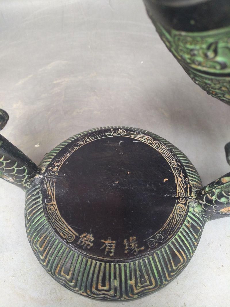 青銅器 双竜編鐘 楽器曽侯乙編鐘 装飾品 現代工芸品 美術品 置物