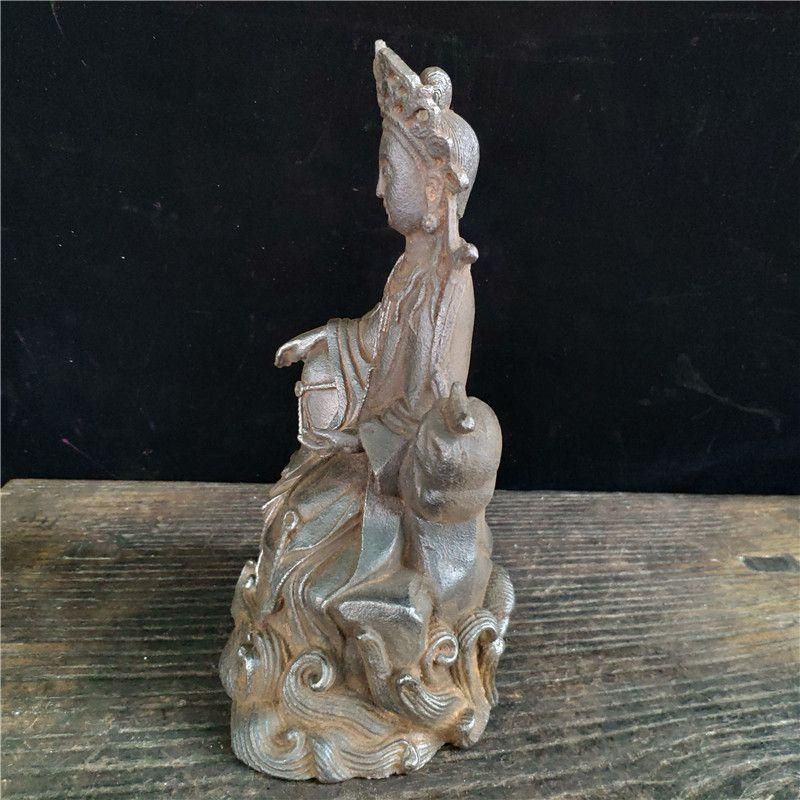 鉄器 鉄仏 南海観音坐像 工芸品 美術品 置物 - メルカリ