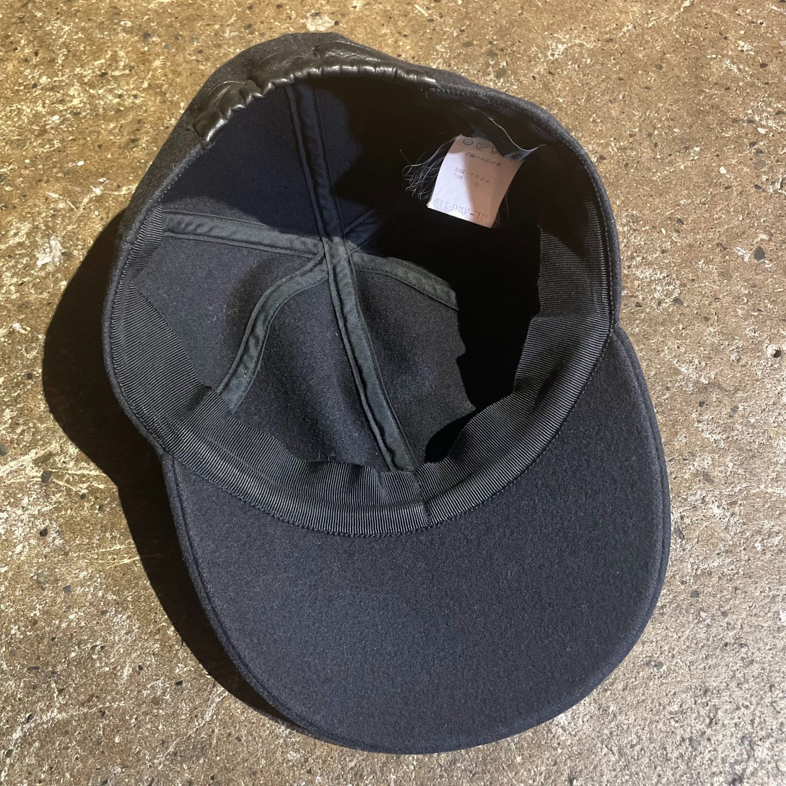 古着　ヴィンテージ　Y's for men　Cap Y's for men 90s ウール 6パネル キャップ ワイズフォーメン 1990s