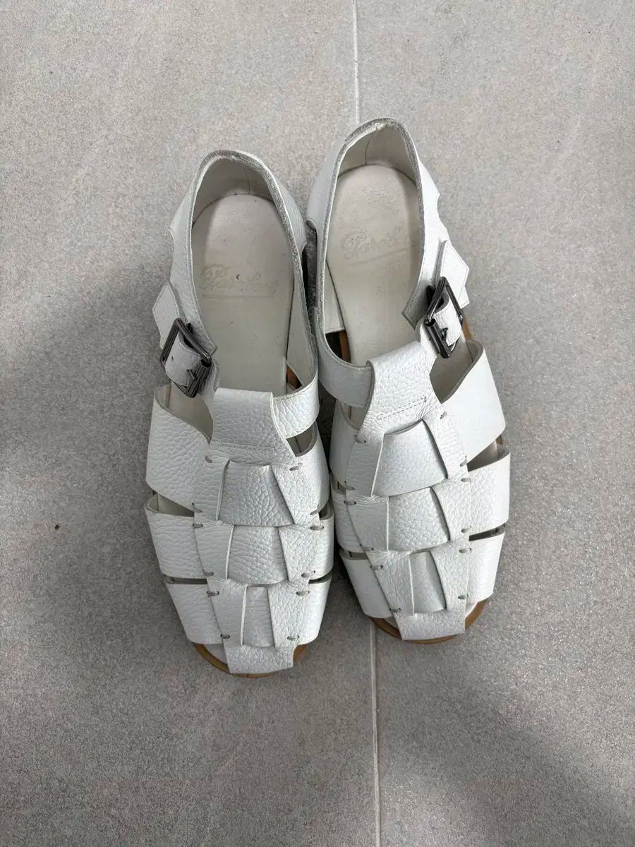 パラブーツ パシフィック 白 eu40