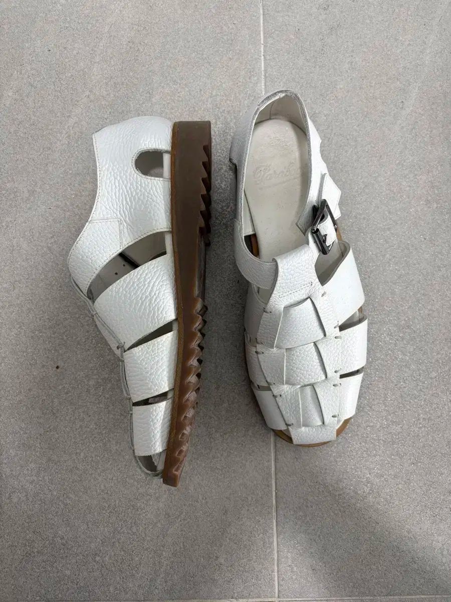 パラブーツ パシフィック 白 eu40