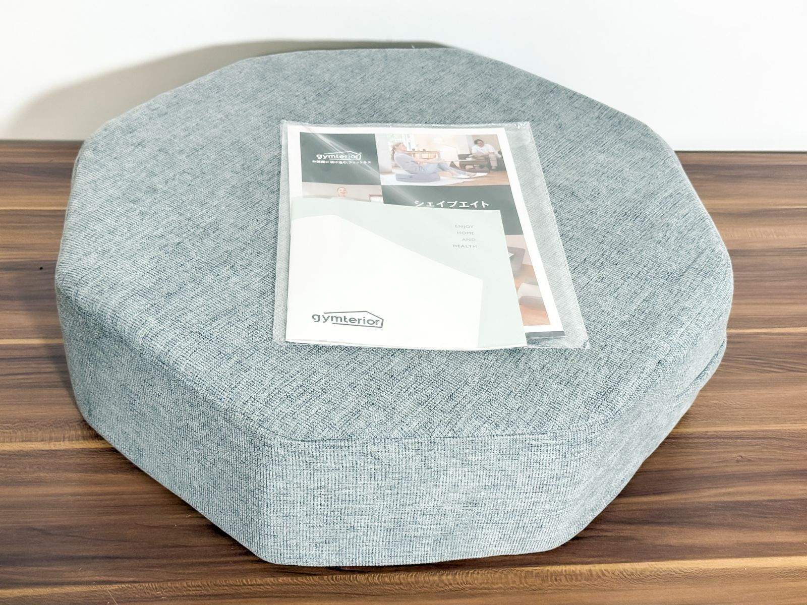 gymterior ジムテリア シェイプエイト グレー 体幹クッション トレーニング