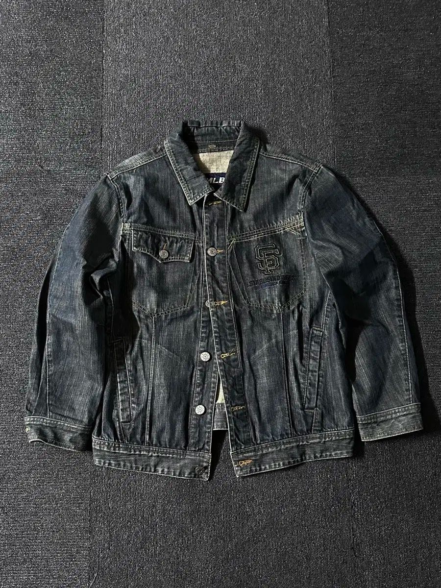 MLB ヴィンテージ デニム ジャケット サンフランシスコ ジャイアンツ SF ロゴ