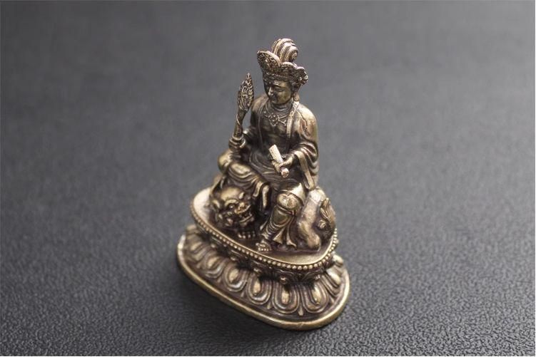 文殊菩薩 観音 銅製 仏像 彫刻 置物 開運 風水 - メルカリ