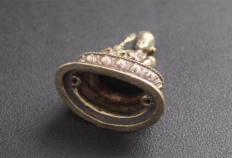 文殊菩薩 観音 銅製 仏像 彫刻 置物 開運 風水 - メルカリ