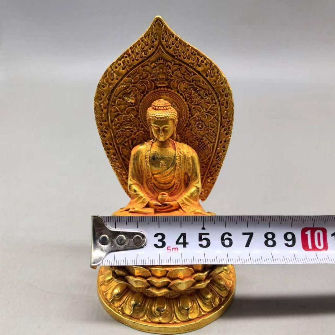 釈迦牟尼仏 仏像 仏教美術 銅製 工芸品 美術品 置物 釈迦牟尼仏 仏像 工芸品 美術品 置物 - メルカリ